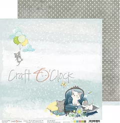 Бумага "Paws of happiness 01" (CraftO'clock) Бумага "Paws of happiness 01" (CraftO'clock)