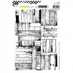 Резиновый штамп "Background effet bois. Деревянный фон" (Carabelle Studio)