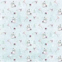 Бумага "Этника новогодняя. Снеговички" (ScrapMania)