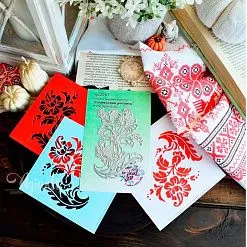 Нож "Фоновый. Славянская роспись", 6,5х10,4 см (Agiart)