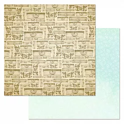 Набор бумаги 30,5х30,5 см "Путеводитель", 12 листов (ScrapMania)