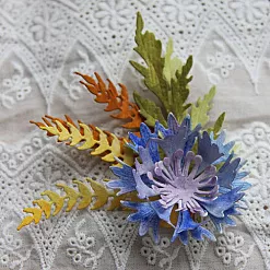 Нож "Васильково-маковое поле", 5х8,5 см (Scrapfriend)