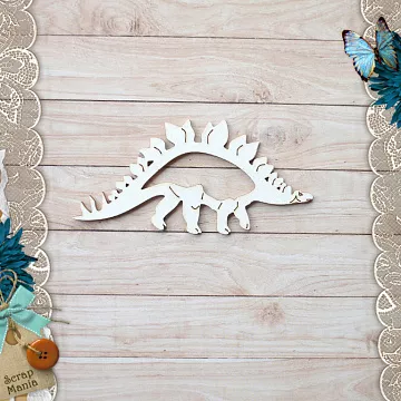 Чипборд "Эра динозавров. Шейкер. Стегозавр маленький" (ScrapMania)