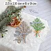 Нож "Новогодняя красота. Еловый букет с бантиком", 6х9 см (ScrapMania)