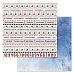 Набор бумаги 20х20 см "Хоккей", 6 листов (ScrapMania)
