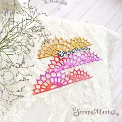 Нож "Кружевной узор. Бордюр 2", 2,6х8,5 см (ScrapMania)