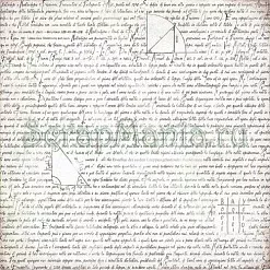 Бумага Basic Grey 30,5х30,5 см, Vocab, серия: Basic White