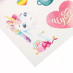 Наклейки с фольгированием 14х24 см "В стране единорогов" (АртУзор) Наклейки с фольгированием 14х24 см "В стране единорогов" (АртУзор)