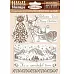 Резиновый штамп "Winter Time. Winter Tales", 8,5х8 см (Stamperia)