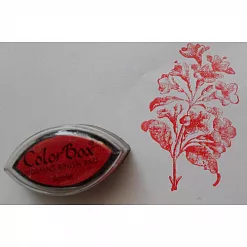 Штемпельная подушечка ColorBox, алая (Scarlet)