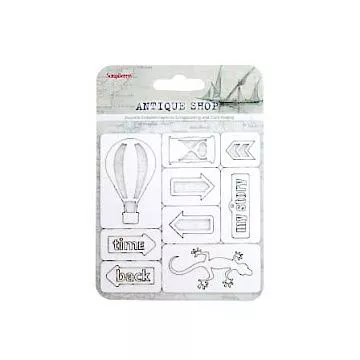 Набор украшений из чипборда "Лавка Древностей. Указатели" (ScrapBerry's)