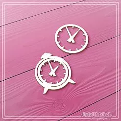 Чипборд "Часы", 2,9х2,3 см, 2 шт (СкрапМагия)