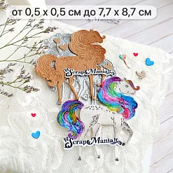 Нож "Лошадка Лулу. Мечтательная лошадь", 7,6х8,5 см (ScrapMania)