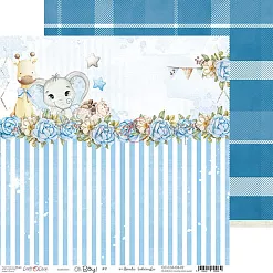 Набор бумаги 15х15 см "Oh, Boy!", 24 листа (CraftO'clock)