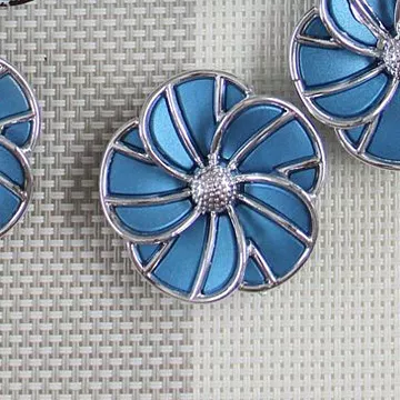 Акриловое украшение "Фиалка голубая", 4 см, 1 шт