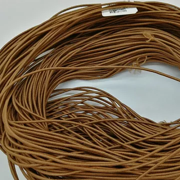 Шнур-резинка "Коричневая", диаметр 1,5 мм, длина 1 м (Китай)