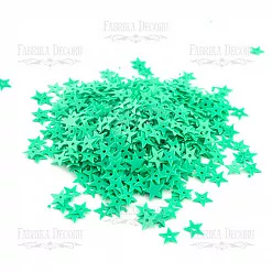 Набор пайеток "Звезды. Зеленый 2" (Фабрика Декору) Набор пайеток "Звезды. Зеленый 2" (Фабрика Декору)