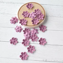 Набор бумажных цветов "Лютик. Марсала", 20 шт (Китай)