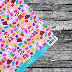 Набор бумаги 30х30 см с наклейками "So much pun", 11 листов (Doodlebug)