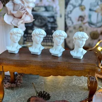Миниатюра "Бюст Давид. Малый", 1,5х2,5 см, 1 шт (Югарт)