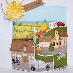 Нож для вырубки и тиснения "Автомобили" (Marianne design)