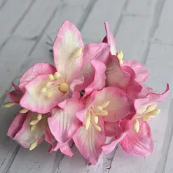 Букет лилий "Розовые", 5 шт (Fleur-design)