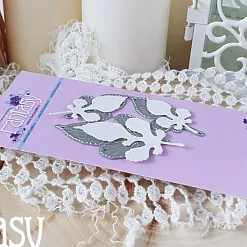 Нож "Листочки шелковицы 1432", 5,5х3,2 см (Fantasy)