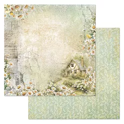 Набор бумаги 30,5х30,5 см "Сезон ромашек", 12 листов (ScrapMania)