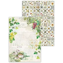 Набор бумаги А4 "Итальянские каникулы", 9 листов (CraftStory)