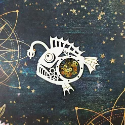 Чипборд "Шейкер. Рыба удильщик. Маленький" (CraftStory) Чипборд "Шейкер. Рыба удильщик. Маленький" (CraftStory)