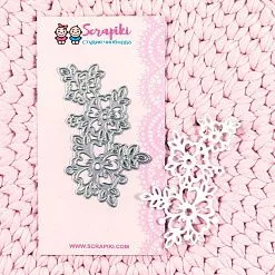 Нож "Весенний цвет", 5х8,5 см (Scrapiki)