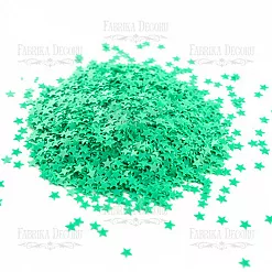 Набор пайеток "Звездочки. Зеленые" (Фабрика Декору) Набор пайеток "Звездочки. Зеленые" (Фабрика Декору)