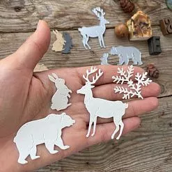 Нож "Под ёлочкой скакал", 5х6,5 см (MimiCut)