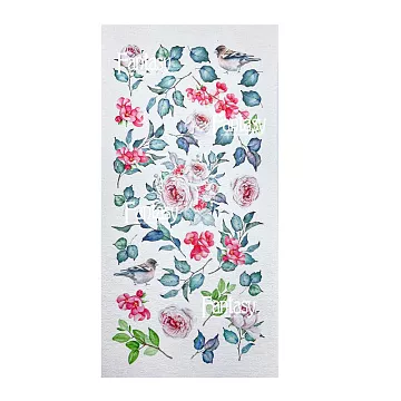 Тканевый лист 13х27 см "Вдали от суеты 13. Для вырезания" (Fantasy)