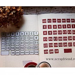 Набор ножей для вырубки "Ежедневник" (Scrapfriend)