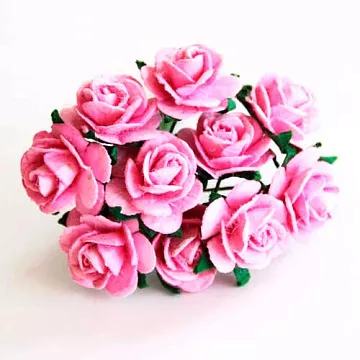 Букет средних розочек "Розовый", 10 шт (Craft)