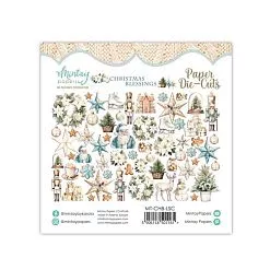 Набор вырубок "Christmas Blessings", 60 шт (Mintay)