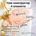 Нож "Бумажная конфета. Большая", 7,5х15 см (ScrapMania)