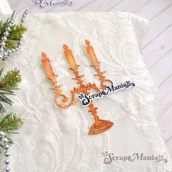 Нож "Добрый праздник. Подсвечник новогодний", 5х6 см (ScrapMania)