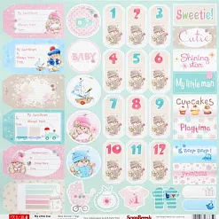 Бумага "ЗайкаМи. Малыши. Ярлычки" на английском (ScrapBerry's) Бумага "ЗайкаМи. Малыши. Ярлычки" на английском (ScrapBerry's)