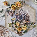 Скрапбукинг для начинающих. Вдохновение. Декоративное панно из коллекции "Затерянная среди роз"