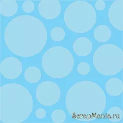 Бумага "Голубые круги на синем фоне" (Rayher)