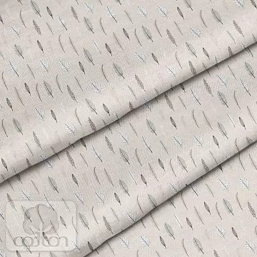 Отрез ткани 79х50 см "Листья графика" (Cotton)