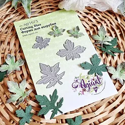 Нож "Листья хризантемы", 4х3,8 см (AgiArt) Нож "Листья хризантемы", 4х3,8 см (AgiArt)