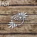 Чипборд "Мини рамка с осенней композицией 2258" (Fantasy)