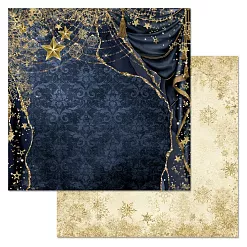 Набор бумаги 20х20 см "Фономикс. Новогодний", 12 листов (ScrapMania)