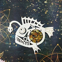 Чипборд "Шейкер. Рыба удильщик. Большой" (CraftStory)