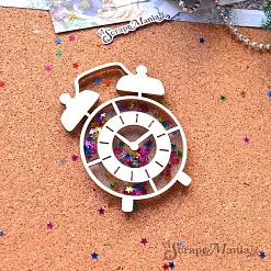 Шейкер "Фономикс. Новогодний. Будильник большой", 6,2х8,7 см (ScrapMania)