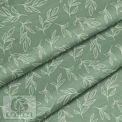 Отрез ткани 79х50 см "Оливковые ветви" (Cotton)