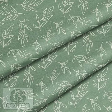 Отрез ткани 79х50 см "Оливковые ветви" (Cotton)